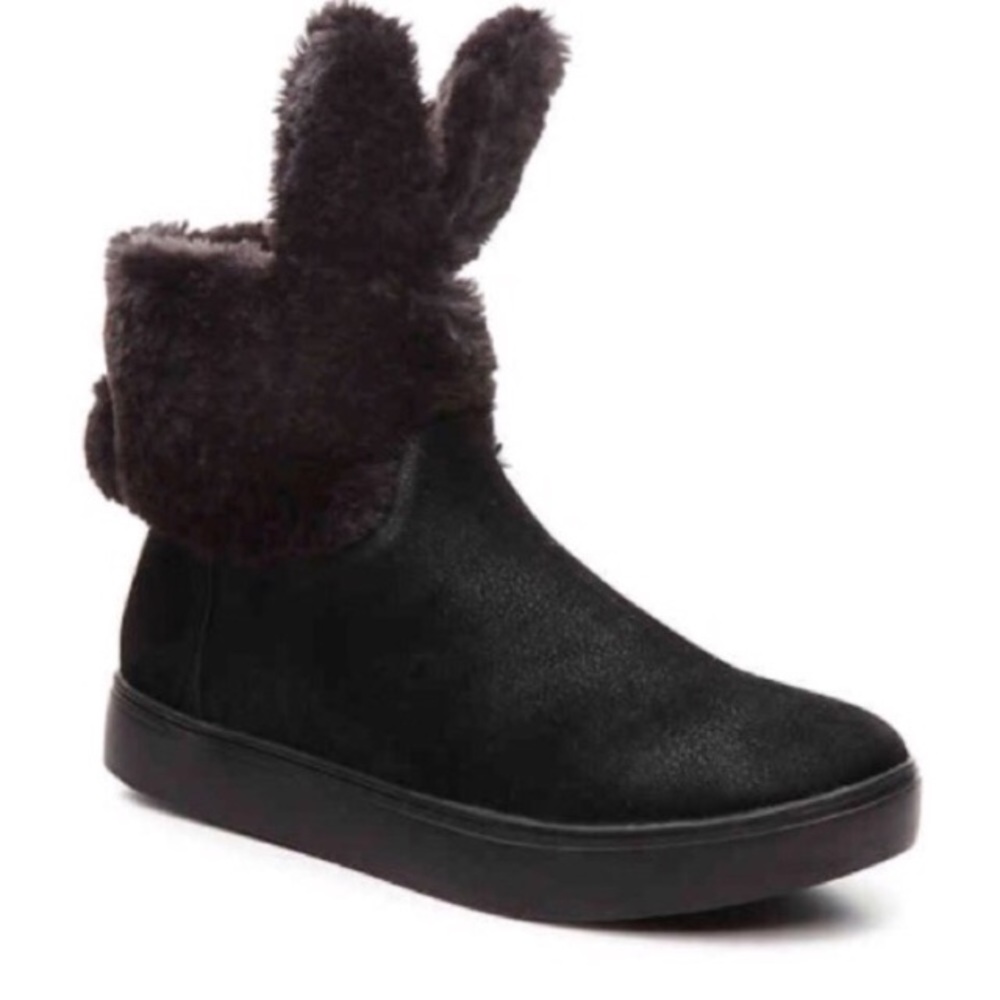 Women’s black bunny boots - Picture 2 of 5
